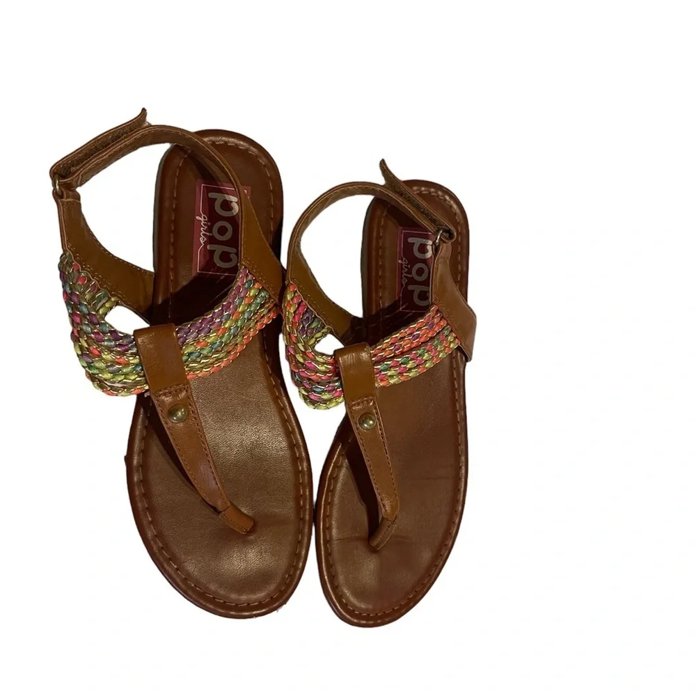 Youth Girls POP girls sandals EUC size 3